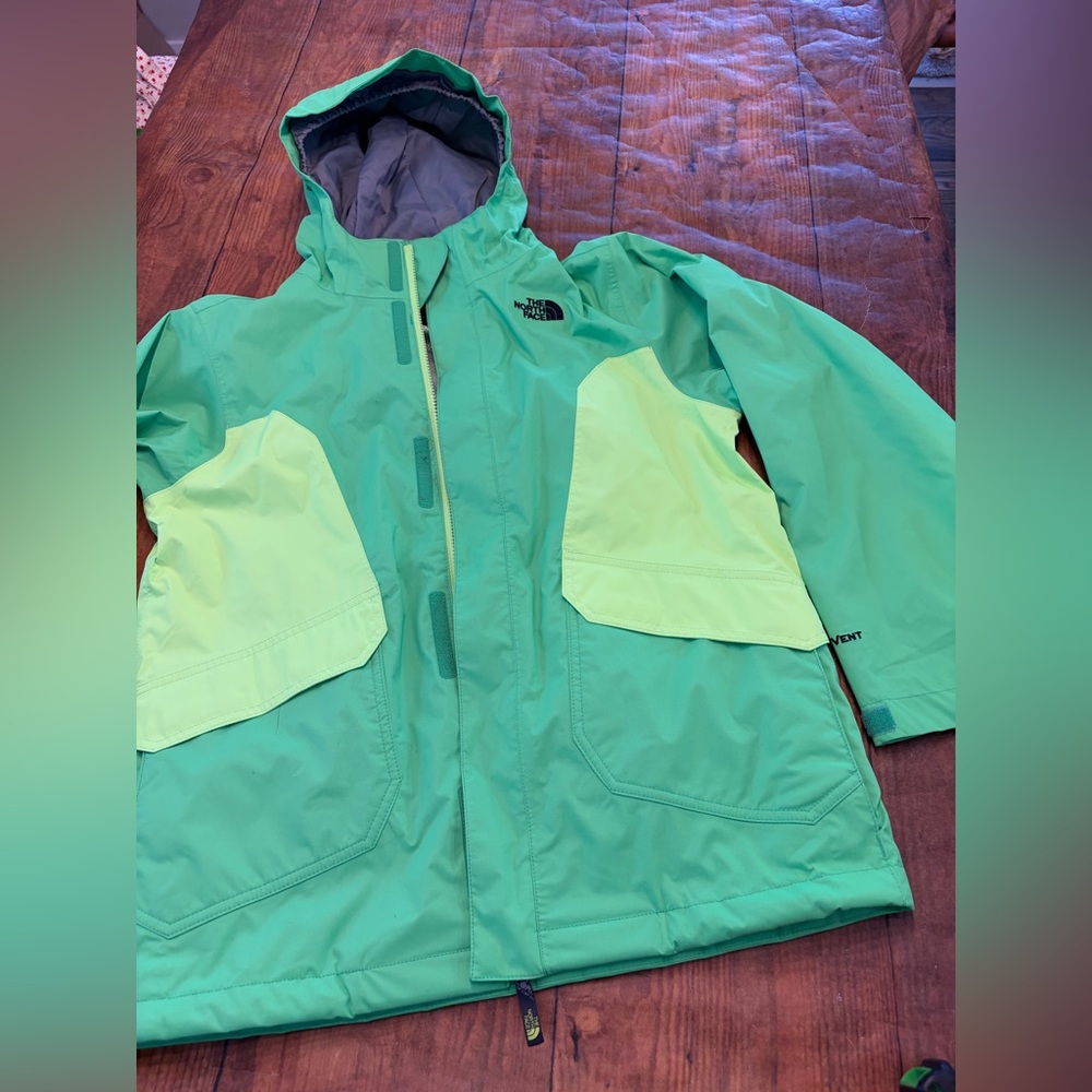 The North Face‎ Mint and Lime Jacket